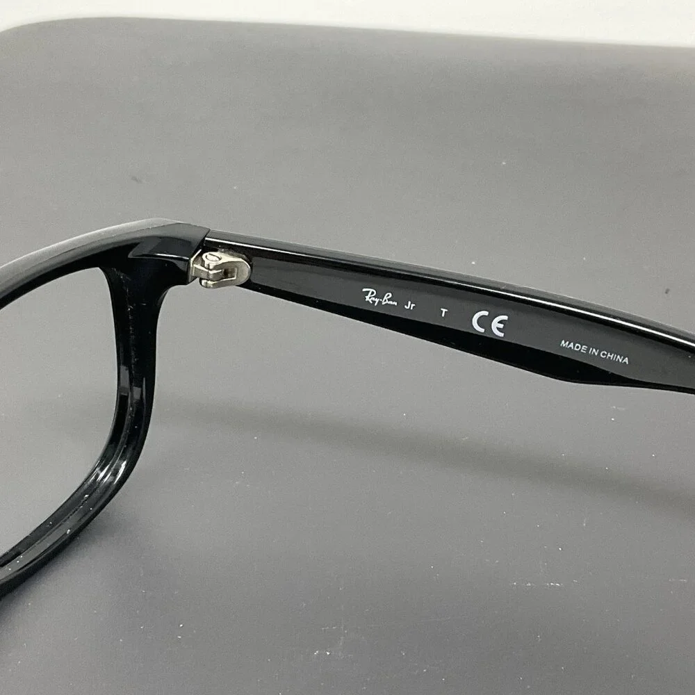 RAY-BAN JR RJ9062S 7013/71 Black Matte 48-16-125 Sunglasses Eyeglasses Frame